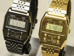 A Casio Vintage A1100GGV-8 (ezüst) és A1100GV-9 (arany). (Kép forrása: @geesgshock az Instagramon)