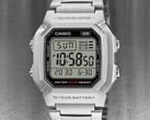 A Casio W-800HD-1AV óra (a képen) rozsdamentes acél szíjjal rendelkezik. (Kép forrása: Casio, szerk.)