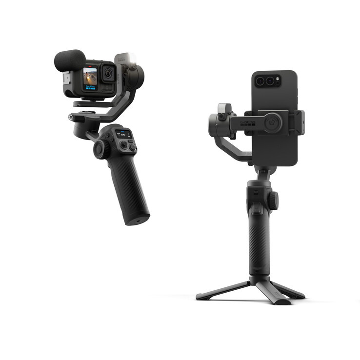 A GoPro Fluid Pro AI Gimbal akciókamerákkal és okostelefonokkal is kompatibilis (Kép forrása: GoPro)