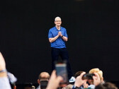 Apple Tim Cook vezérigazgató egy nemrégiben tartott vállalati rendezvényen (Kép forrása: Apple)
