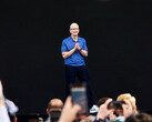 Apple Tim Cook vezérigazgató egy nemrégiben tartott vállalati rendezvényen (Kép forrása: Apple)