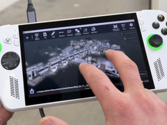 Egy fotó az u/dotvp-ről, amint az Asus ROG Xbox Ally X kéziszámítógép segítségével beolvasott épülettérképet nagyítja ki.