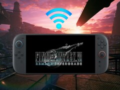 Final Fantasy 7 Remake Intergrade Switch 2 WiFi szimbólummal (Kép forrása: Nintendo of America, Square Enix szerkesztéssel)