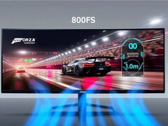 A monitor 800 Hz-es frissítési frekvenciával rendelkezik. (Kép forrása: HKC)