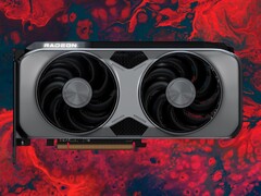Az RX 9070 GRE csak az AIB-eknél lesz elérhető, mivel az AMD csak egy művészi renderelést adott ki a képen látható GPU-ról. (Kép forrása: AMD, Unsplash, szerkesztés)