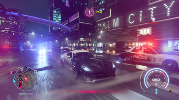 A képen: Játékmenet-képernyőkép a Need for Speed Heat című játékból.