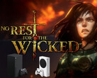 No Rest for the Wicked artwork az Xbox konzolokkal alul (Kép forrása: Moon Studios, Microsoft Gaming szerkesztéssel)