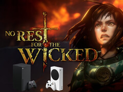No Rest for the Wicked artwork az Xbox konzolokkal alul (Kép forrása: Moon Studios, Microsoft Gaming szerkesztéssel)