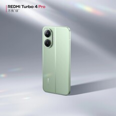 A Redmi Turbo 4 lime/zöld színben. (Kép forrása: Redmi)