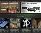 Az új crowdfunding oldal (fent látható) még csak a bevezetési fázisban van, de már most számos érdekes projektet tartalmaz (Kép forrása: MakerWorld)