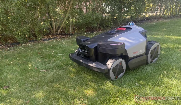 A RockMow Z120 LiDAR működés közben