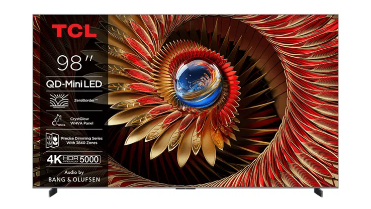 A TCL Q8C Prémium QD MiniLED TV (Kép forrása: TCL)