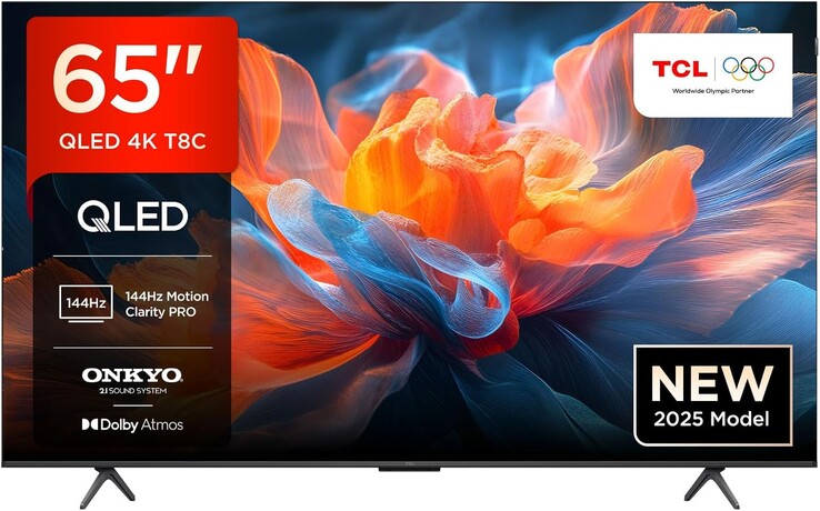 A TCL T8C QLED HDR Smart TV. (Kép forrása: TCL)