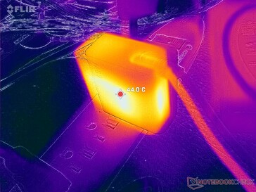 A hálózati adapter 44 C fölé emelkedik, ha igényes terhelésekkel dolgozik