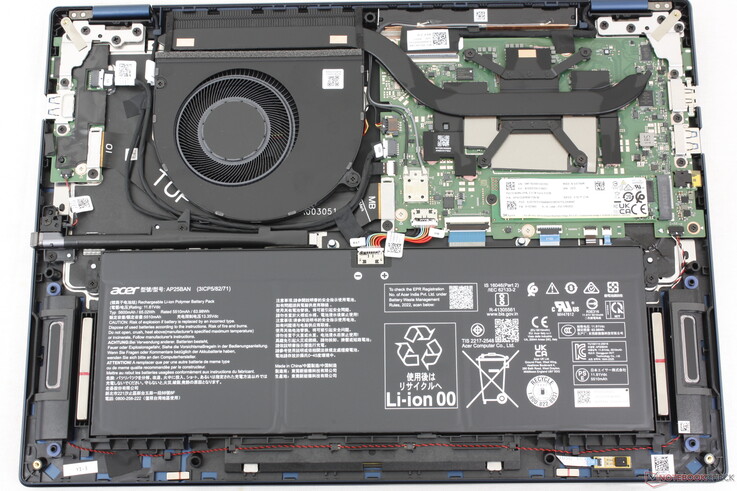 2026-os Acer Swift Spin 14 AI alaplap