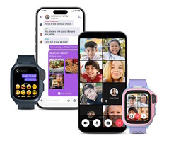A myFirst Fone S4 okosóra felhasználói csatlakozhatnak csoportos videohívásokhoz.