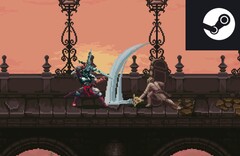 A Blasphemous egy Souls-szerű metroidvania játék, amely jelenleg rekordalacsony áron kapható a Steamen. (Kép forrása: Steam)