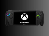 Rog Xbox Ally X kézi konzol a Game Pass logóval (Kép: Microsoft Gaming szerkesztve)