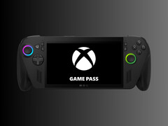 Rog Xbox Ally X kézi konzol a Game Pass logóval (Kép: Microsoft Gaming szerkesztve)
