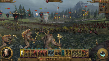 Egy hadsereget ábrázoló kép a Total War: Warhammer játékból.