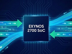 Az AI által generált marketingkép a pletykált Exynos 2700 SoC-ről. (Kép forrása: Kaulenda on X)