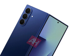 A Galaxy Z Fold7 a számos pletykált megjelenési szín egyikében. (Kép forrása: Android Headlines)
