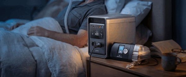 Az Anker Solix S2000 UPS-funkciója alkalmassá teszi olyan fontos készülékekhez, mint például a CPAP-gép.