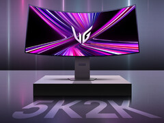 Az UltraGear OLED 45GX950A az LG Display új 5K2K és 44,5 hüvelykes WOLED panelének egyetlen ténylegesen megjelent példánya. (Kép forrása: LG)