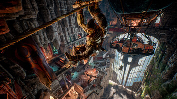 A Styx: Shards of Darkness című játék egyik környezetét ábrázoló kép.