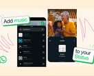 A WhatsApp-felhasználók képesek lesznek dalokat hozzáadni az állapotfrissítéseikhez. (Kép forrása: WhatsApp)