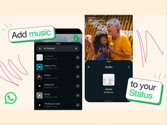A WhatsApp-felhasználók képesek lesznek dalokat hozzáadni az állapotfrissítéseikhez. (Kép forrása: WhatsApp)
