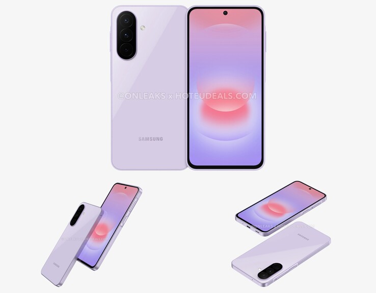 Galaxy A27 kiszivárgott renderek - az OnLeaks és a HotEUDeals jóvoltából.