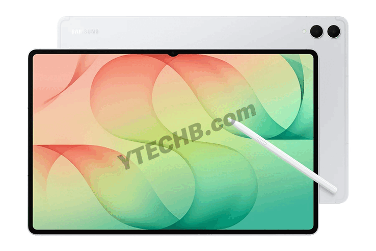 Kiszivárgott kép a Galaxy Tab S12 Ultra ezüst színű változatáról