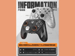 Kiszivárgott GameSir G7 Pro Zenless Zone Zero Edition vezérlő. (Kép forrása: @Zenlessnewz az X-en)
