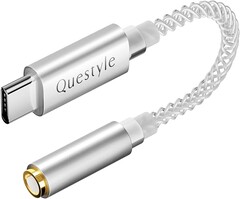 A Questyle Qlink-C egy belépő szintű USB-C DAC, amely mindössze 5 grammot nyom. (Kép forrása: Questyle)
