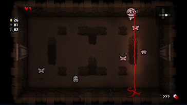 A képen: Egy játékmenet-képernyőkép a The Binding of Isaac: Rebirth című játékból.
