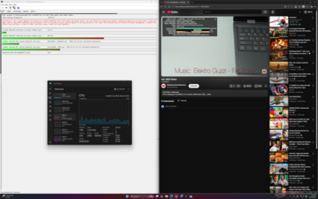 A LatencyMon a DPC problémákat mutatja, de egyébként nincsenek kiesett képkockák a 4K60 videó lejátszása során