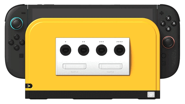 A BattleDock adapter cserélhető előlapokkal rendelkezik. (Kép forrása: Retro Fighters/Kickstarter)