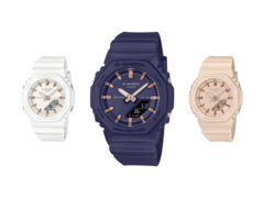 Balról jobbra (a képen): Casio GMAP2100M-7A, GMAP2100M-2A és GMAP2100M-4A. (Kép forrása: Casio)
