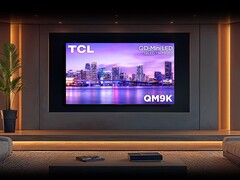 A TCL QM9K QD-Mini LED 4K LED TV (képünkön) 2025 szeptemberében kerül forgalomba. (Kép forrása: TCL)