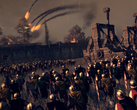 A Total War: Attila című játékból származó kép, amelyen ostrom és onagerek láthatók.
