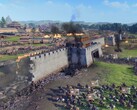 Egy kép egy ostromról a Total War: Three Kingdoms játékban, amely jelenleg 70%-os kedvezménnyel kapható.