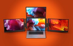 A Triple Boost 14 Pro három 14 hüvelykes képernyővel bővül (Kép forrása: Aura Displays)