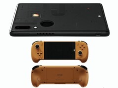 Az Ayaneo Gaming Pad és a hozzá tervezett teleszkópos vezérlő renderelése. (Kép forrása: Ayaneo - szerk.)