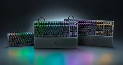 A teljes méretű változat mellett a Razer Huntsman V3 Pro elérhető TKL változatban is, numerikus billentyűzet nélkül, valamint kompakt 60%-os változatban (Kép: Razer).