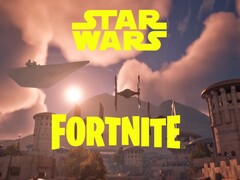 A Star Wars és a Fortnite bannerje látható