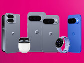 A T-Mobile Google Pixel 10 sorozatú telefonjai. (Kép forrása: T-Mobile)
