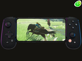 A fejlesztő azt javasolja, hogy váltsunk egy másik Nintendo Switch emulátorra, az Edenre. A képen: egy Switch játékot emuláló telefon (Kép forrása: Backbone, Nintendo és Sudachi - szerk.) 
