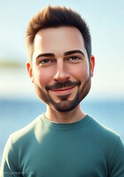 A Portrait Studio AI-val készített kép "3D cartoon" módban.
