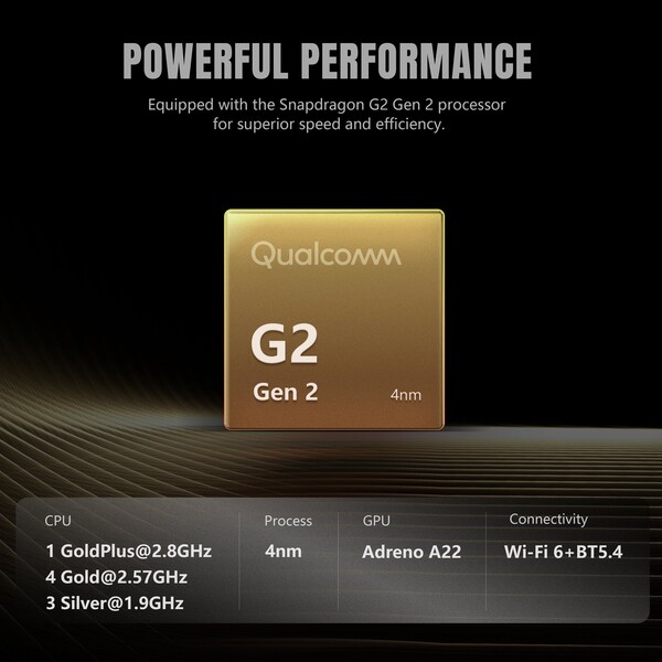 A Retroid Pocket G2-t a Snapdragon G2 Gen 2 hajtja. (Kép forrása: Retroid)